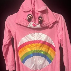 Care Bear Hooded pajamas size 10/12